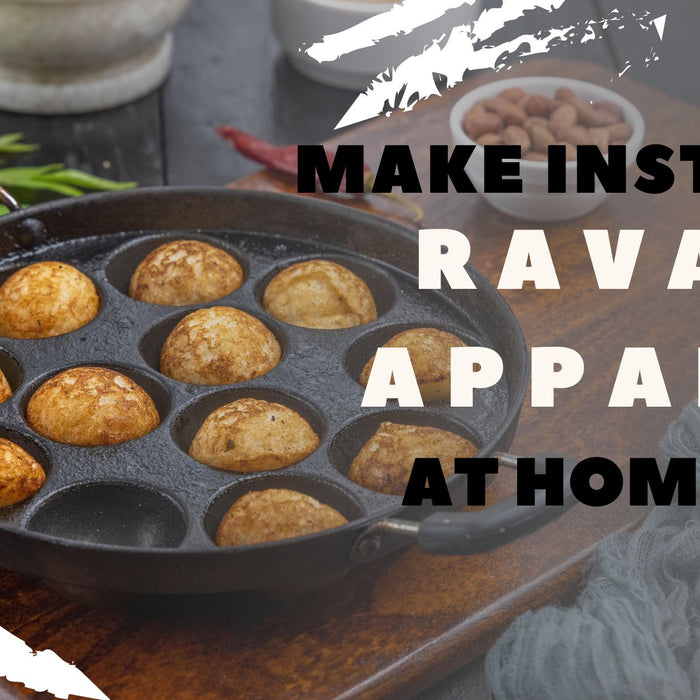 How To Make Instant Rava Appam at Home