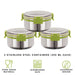 Airtight & Leakproof Lunch Box 3 Containers with Bag
