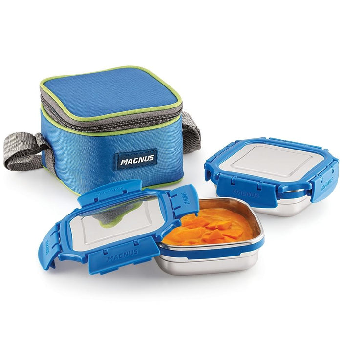 Magnus Mega 2 Airtight & Leakproof Lunch Box with Bag (600ml)