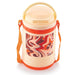Magnus Pride 3 Deluxe Insulated Lunch Box Orange For Office & Picnic (750ml)