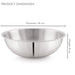 magnus stainless steel triply tasla 24 cm with induction and gas cooktop compatible product dimension