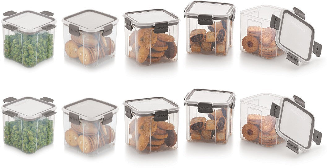 Buy Magnus Modulock Airtight Food Storage See Through Plastic ...