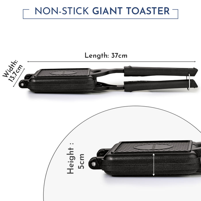Buy Magnus Optima Non Stick Giant Toaster| Gas Compatible Toast ...
