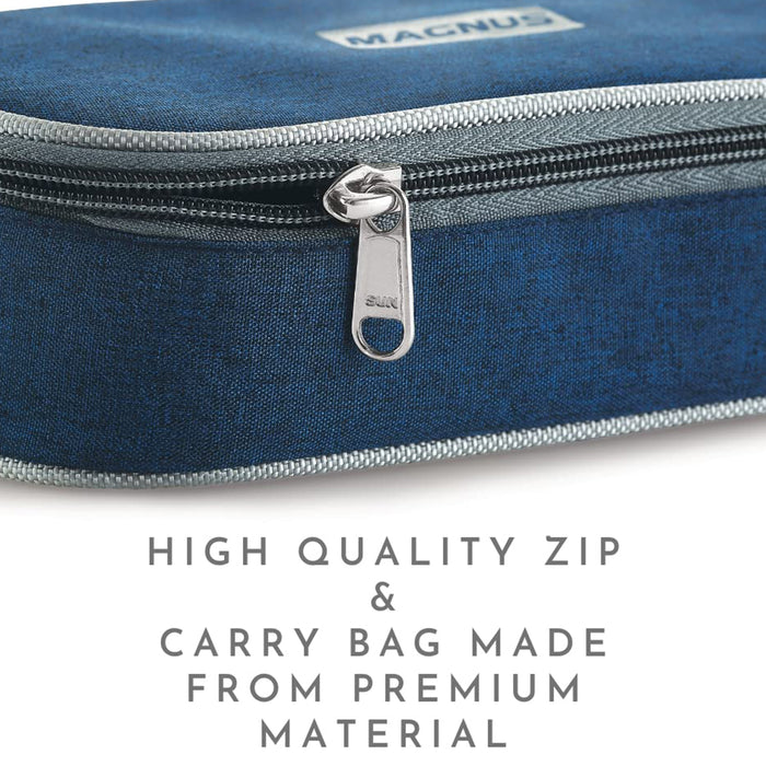 Magnus Feast 2 Stainless Steel Lunch Box | Leakproof Office Tiffin Set for Men & Women | 700ml BPA-Free, Insulated, Air-Tight Hot Food Storage | Dishwasher Safe Lunch Box for Kids & Office Men