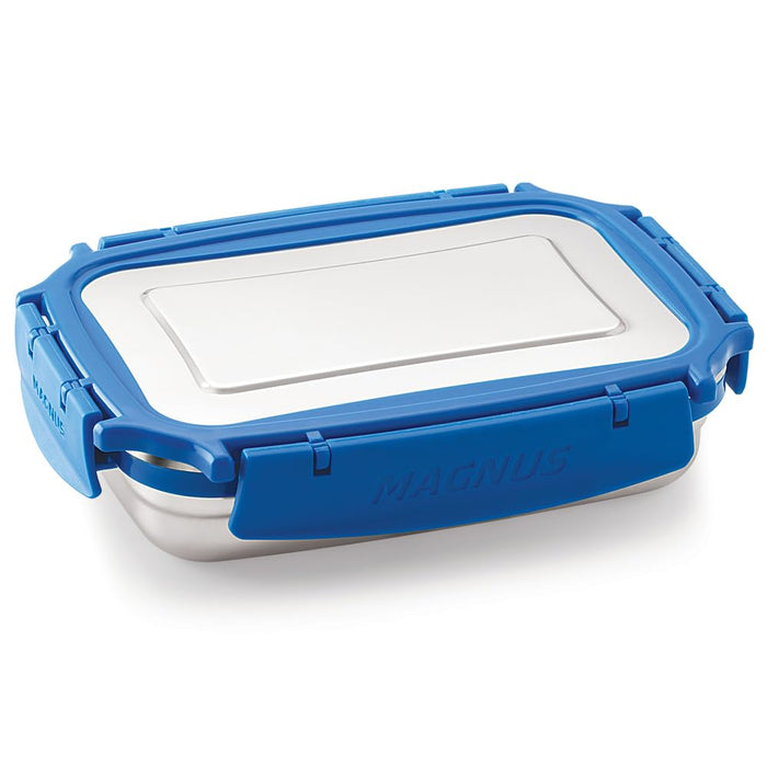 Magnus Bolt Deluxe Stainless Steel Lunch Box - BPA-Free, Leak-Proof Tiffin for Office & School, Ideal Lunch Box for Kids and Office Men, Air-Tight Food Storage Container, 550ml