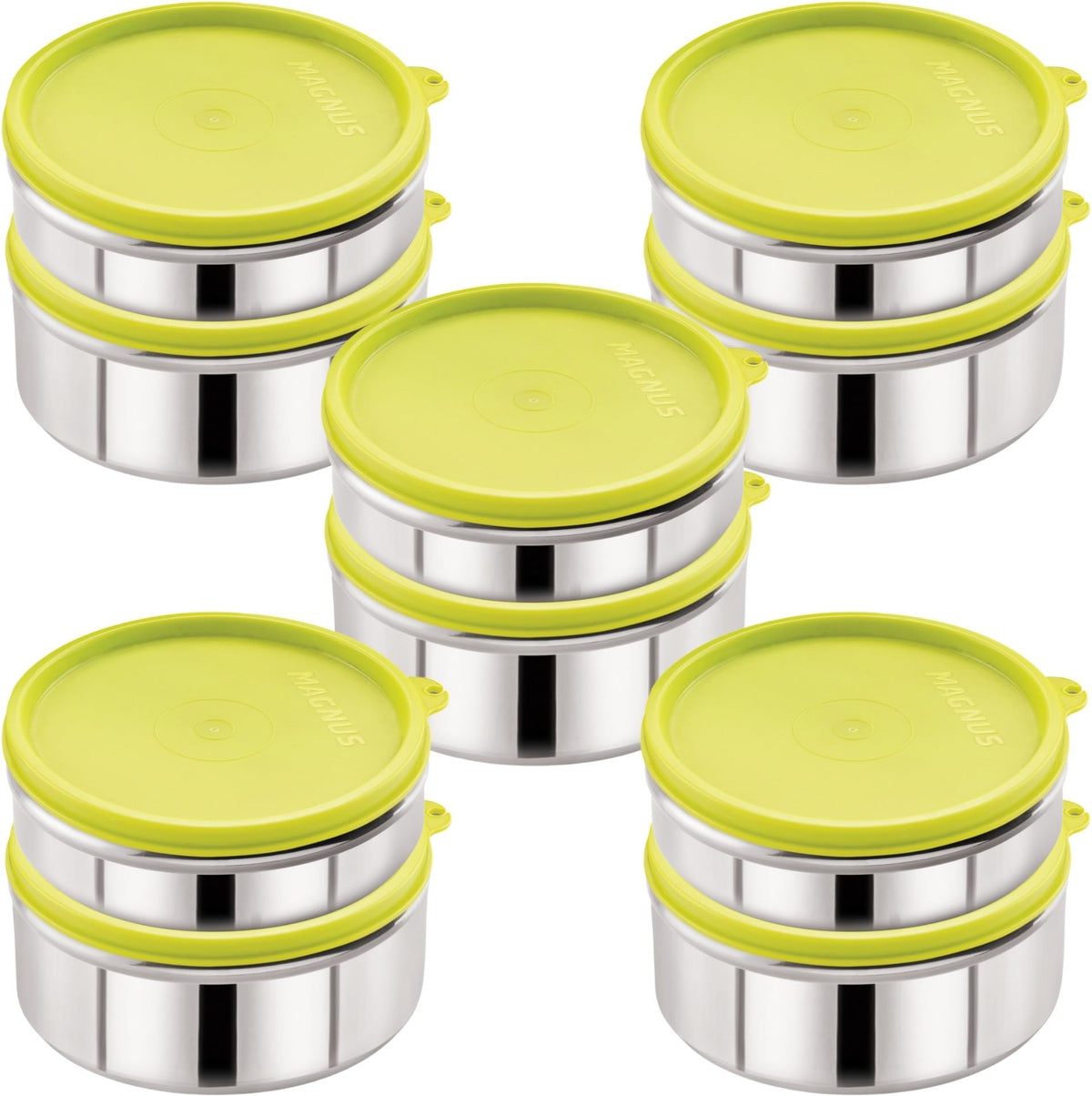 Buy Magnus Easy Lock Stainless Steel Container Set 10 — Magnus Homeware