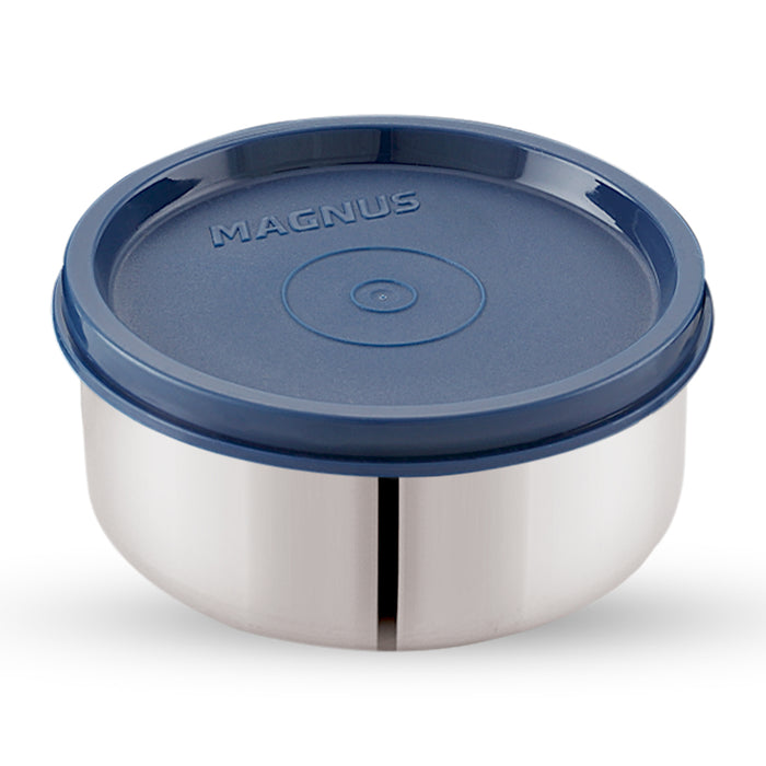 Magnus Stainless Steel Airtight Container with Easy Lock, 350ML - Kitchen Accessories Items, Lunch Box, Lunch Boxes for Office Men