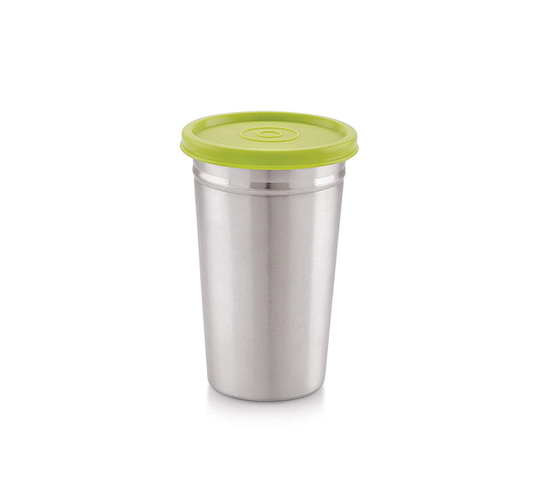 Magnus Stainless Steel Tumbler Glass With Lid