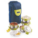 magnus aura 4 stainless steel lunch box with bag 1200 ml with food
