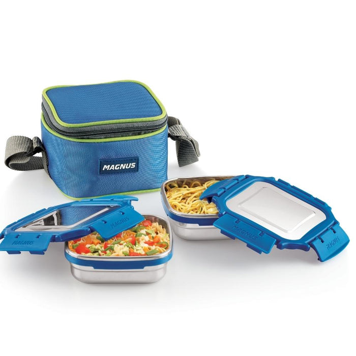 Magnus Mega 2 Airtight & Leakproof Lunch Box with Bag (600ml)