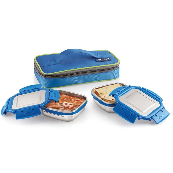 Airtight & Leakproof Lunch Box 2 containers with Bag