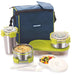 magnus nexus 5 stainless steel lunch box with bag 1400 ml