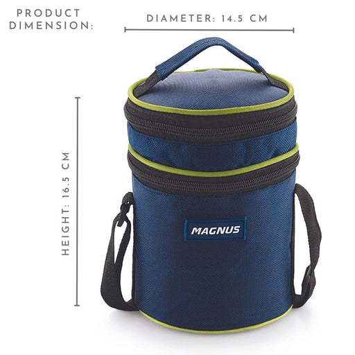 Magnus Romeo 3 Airtight & Leakproof Lunch Box with Bag (1200ml)