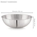 magnus stainless steel triply tasla 28 cm with induction and gas cooktop compatible product dimension