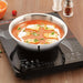 magnus stainless steel triply tasla 28 cm with induction cooktop