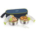 Magnus Steel Tiffin With Lunch Bag 2 Containers 
