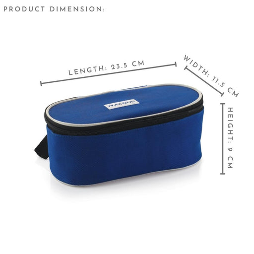 Magnus Super 3 Airtight & Leakproof Tiffin Lunch Box with Bag (950ml)