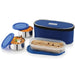 Magnus Super 3 Airtight & Leakproof Tiffin Lunch Box with Bag (950ml)