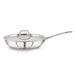 magnus triply stainless steel fry pan with stainless steel lid 2 ltr