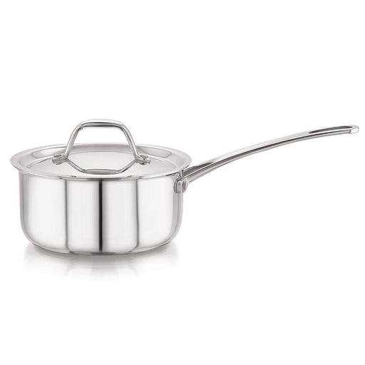 Magnus Triply Stainless Steel Induction Base Sauce Pan with Stainless Steel Lid 